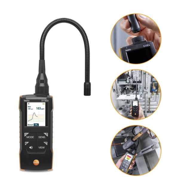 Testo testo 515 Ex - Combination leak detector - Gas and Refrigeration
